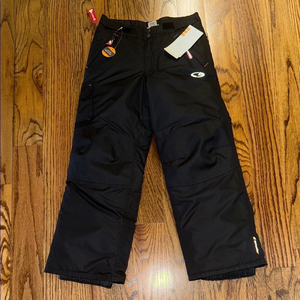 C9 by champion girls black ski pants size small (6/6x) NWT